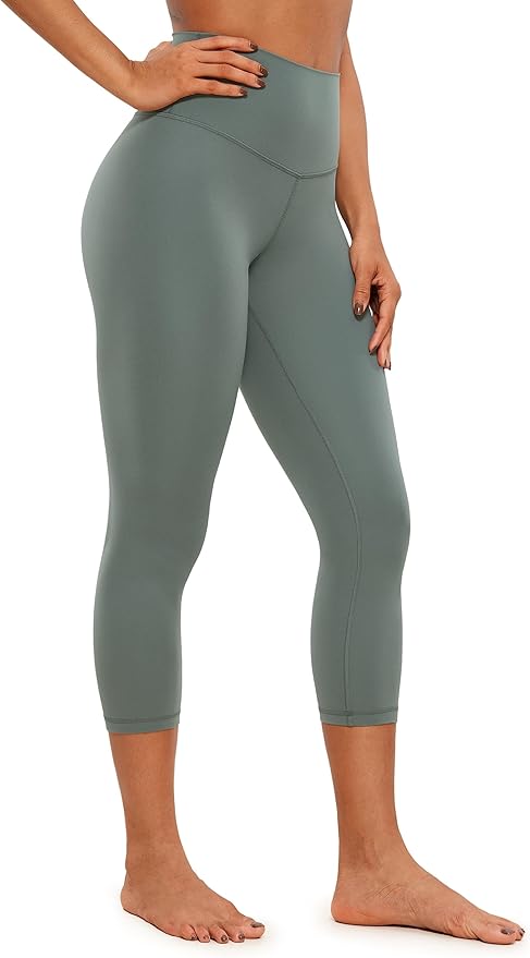 CRZ YOGA Butterluxe Yoga Capris Leggings 21'' - High Waisted Buttery Soft Lounge Womens Crop Pants