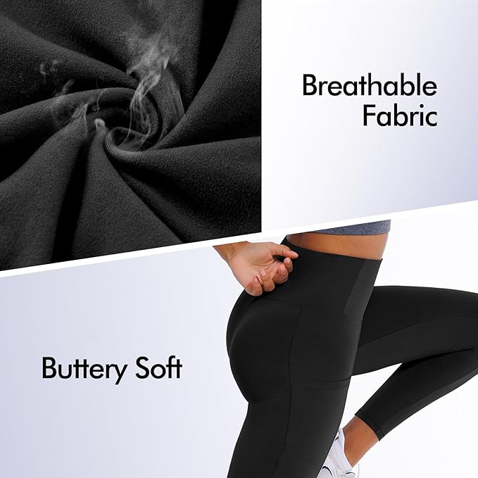 High Waisted Leggings for Women, Buttery Soft Workout Yoga Leggings