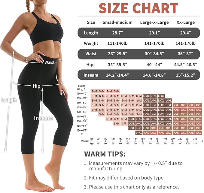 3 Pack Leggings for Women-No See-Through High Waisted Tummy Control Yoga Pants Workout Running Legging