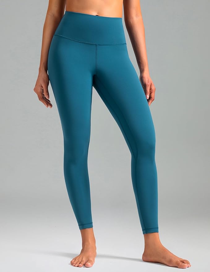 Colorfulkoala Women's High Waisted Tummy Control Workout Leggings 7/8 Length Ultra Soft Yoga Pants 25"