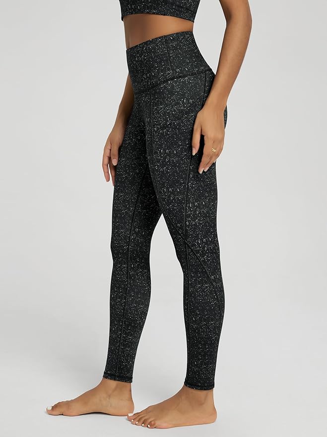 ODODOS Women's High Waisted Yoga Leggings with Pockets, Tummy Control Non See Through Workout Athletic Running Yoga Pants