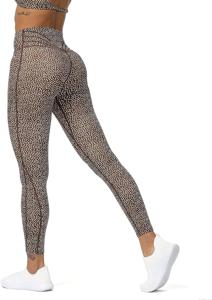 Aoxjox High Waisted Workout Leggings for Women Trinity Yoga Pants 26.5"