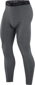 Runhit Men’s Compression Pants Running Tights Workout Leggings Athletic Base Layer Pants for Sports Yoga Basketball