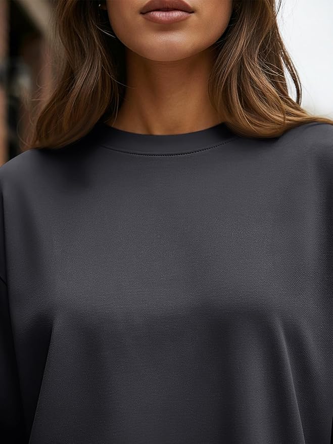 Trendy Queen Womens Spring Tops Oversized Long Sleeve T Shirts 2026 Basic Tee Fall Casual Workout Y2K Clothes