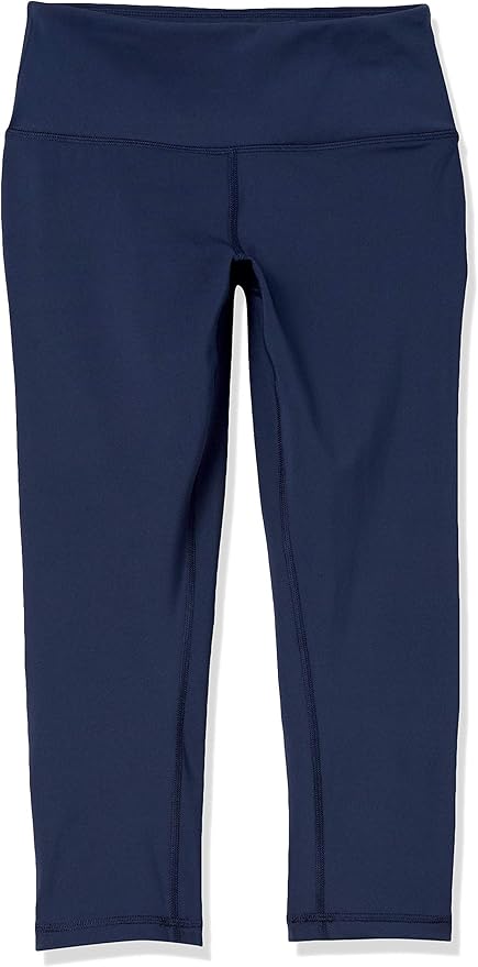 Amazon Essentials Women's Exercise Workout Leggings, Active Sculpt, Mid-Rise Capri with Pockets