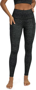 ODODOS Women's High Waisted Yoga Leggings with Pockets, Tummy Control Non See Through Workout Athletic Running Yoga Pants