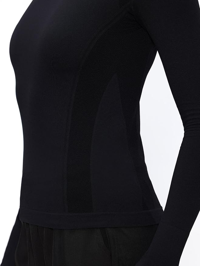 Long Sleeve Workout Tops for Women, Compression Shirt, Sports Running Shirt Breathable Athletic Top Slim Fit
