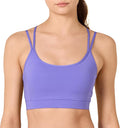 Amazon Essentials Women's Padded Comfy Sports Bra - Active Sculpt Strappy Back