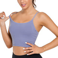 Lemedy Women Padded Sports Bra Fitness Workout Running Shirts Yoga Tank Top