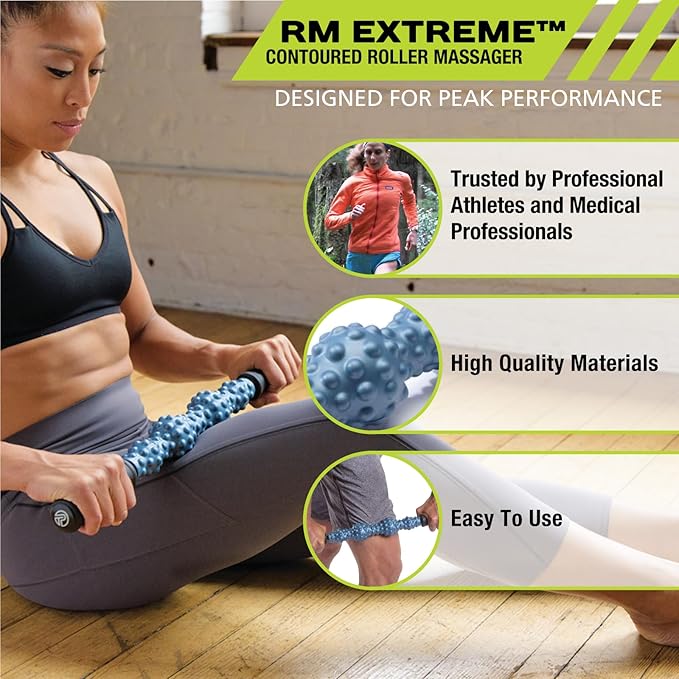 Pro-Tec Athletics Rollers, RM Extreme, RM Extreme Mini Roller, Cryosteel Ice Roller, Portable Roller, Deep Tissue Massage, Muscle Relief, Hamstring, Quadriceps, Multi-Directional, Enhance Performance
