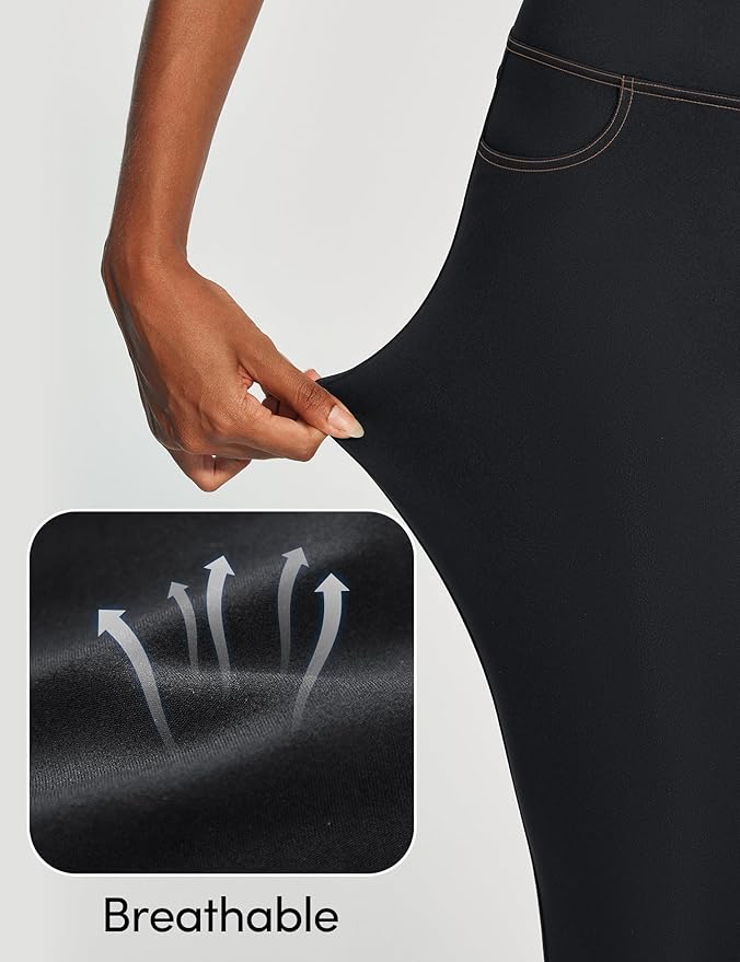 IUGA High Waist Yoga Pants with Pockets, Leggings for Women Tummy Control, Workout Leggings for Women 4 Way Stretch