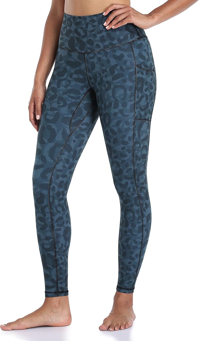 Colorfulkoala Women's High Waisted Yoga Pants 7/8 Length Leggings with Pockets