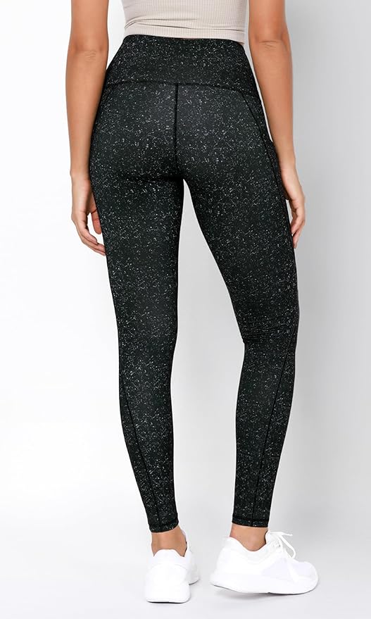 ODODOS Women's High Waisted Yoga Leggings with Pockets, Tummy Control Non See Through Workout Athletic Running Yoga Pants