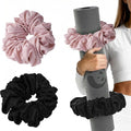 Slim Panda Yoga Mat Scrunchie,Style & Cute Mat Holder,Stretchable Velvet Fabric Fit All Standard Yoga Mats (mat not included)