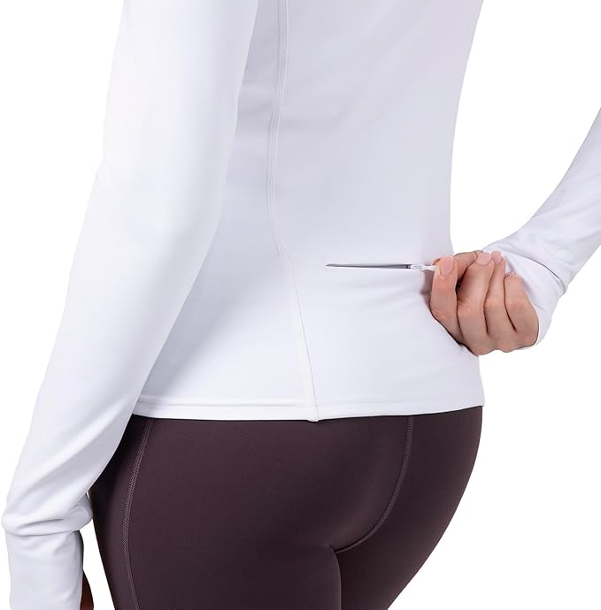 YITTY Active Women's Ultraluxe Full Zip Jacket, Athleisure, 4-Way-Stretch, Thumbholes