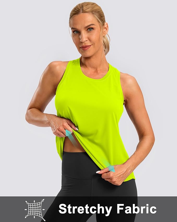 G Gradual Women's Workout Tank Tops Racerback Athletic Yoga Tops Loose Fit Sleeveless Running Gym Sports Shirts for Women