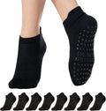 CoolMate Pilates Socks with Grips for Women, Yoga Socks, Crew Non Slip Women for Barre, Pilates Gifts for Women
