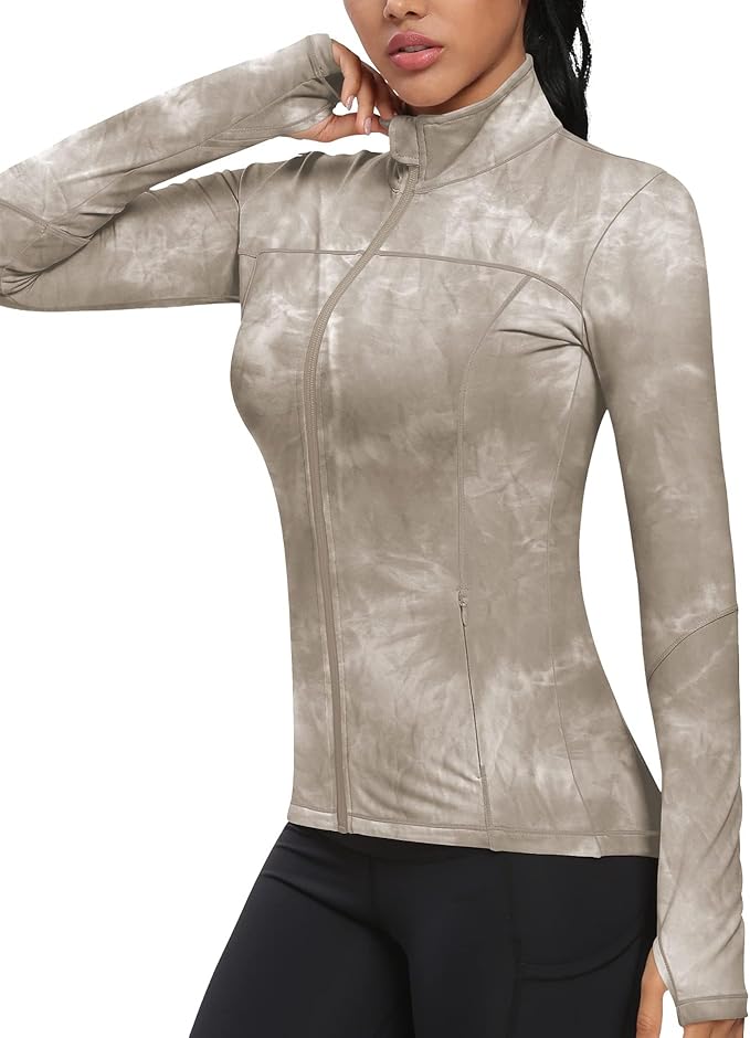 GYM RAINBOW Workout Jackets for Women Athletic Jacket Spring Running Yoga Jackets