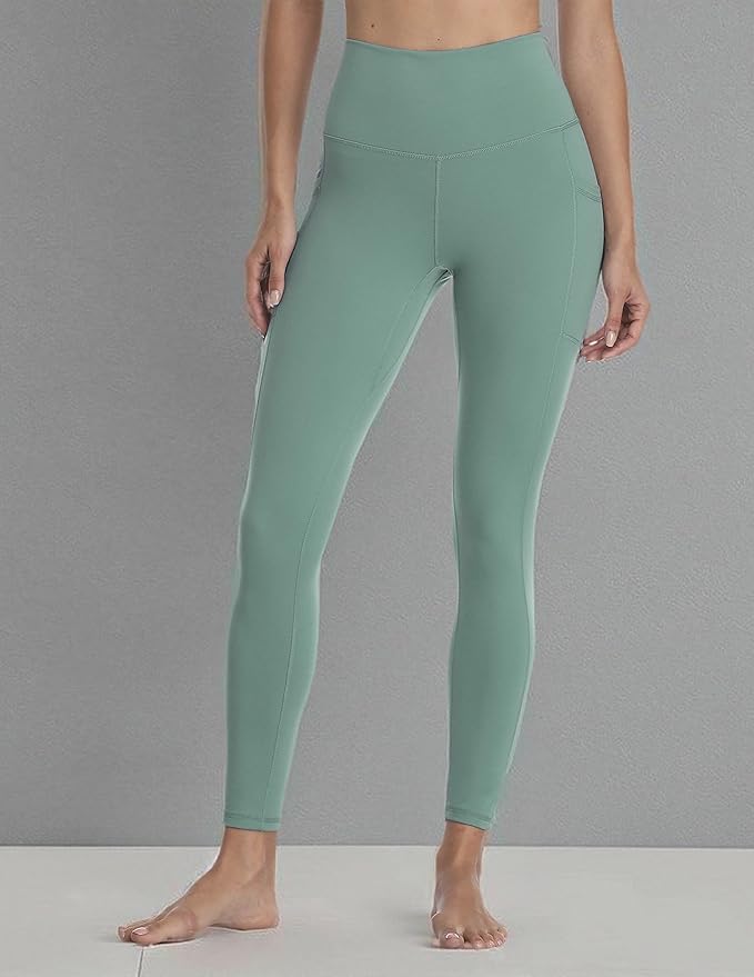 Colorfulkoala Women's High Waisted Yoga Pants 7/8 Length Leggings with Pockets