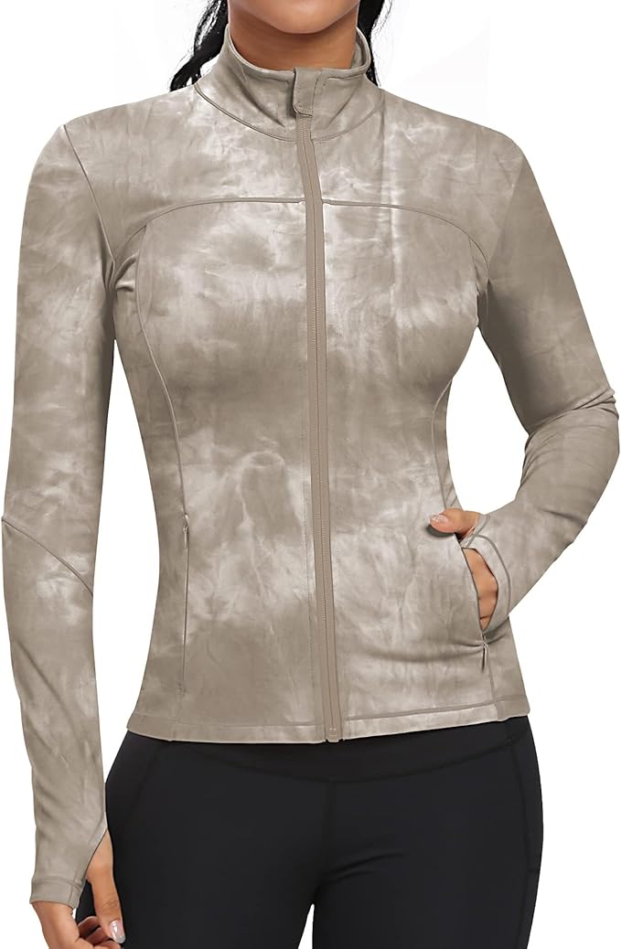 GYM RAINBOW Workout Jackets for Women Athletic Jacket Spring Running Yoga Jackets