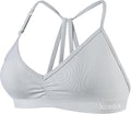 AUROLA Mercury Workout Sports Bras Women Athletic Removable Padded Backless Strapy Minimal Crop Top