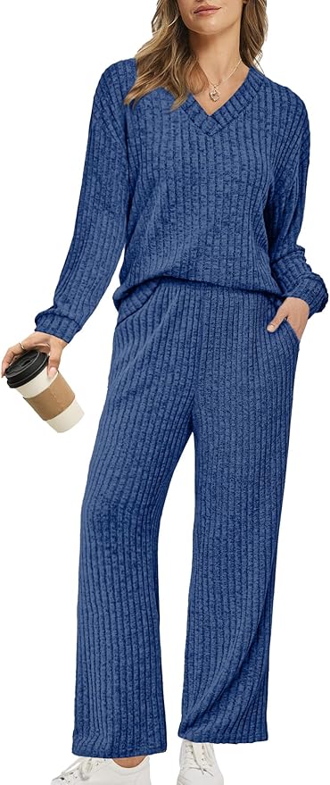RUMIA Lounge Sets for Women 2026 Vacation Matching Track Suits Sweater Fall Outfits (S-2XL)