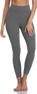 Colorfulkoala Buttery Soft Leggings for Women - High Waist 7/8 Length Workout Gym Yoga Pants