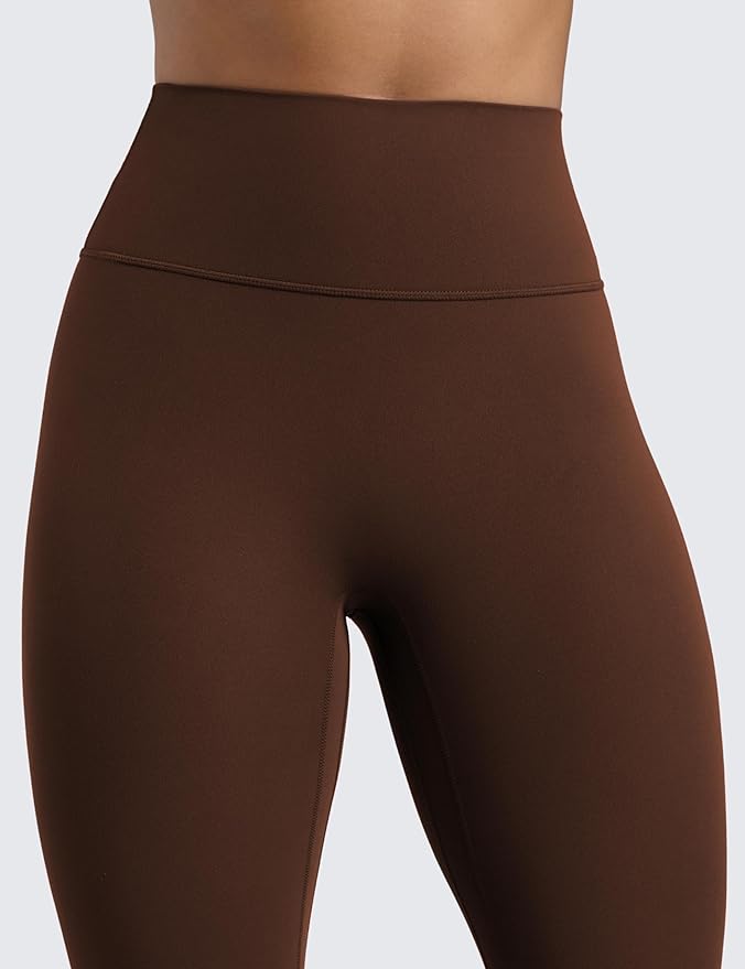 CRZ YOGA Secretsculpt Butterlift Workout Leggings 25" - No Front Seam High Waisted Womens Yoga Pants Booty Scrunch Butt