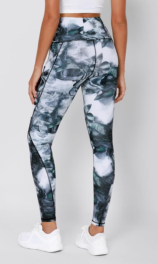 ODODOS Women's High Waisted Yoga Leggings with Pockets, Tummy Control Non See Through Workout Athletic Running Yoga Pants