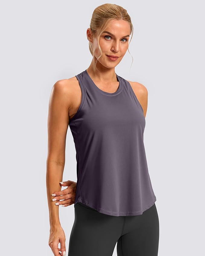 G Gradual Women's Workout Tank Tops Racerback Athletic Yoga Tops Loose Fit Sleeveless Running Gym Sports Shirts for Women