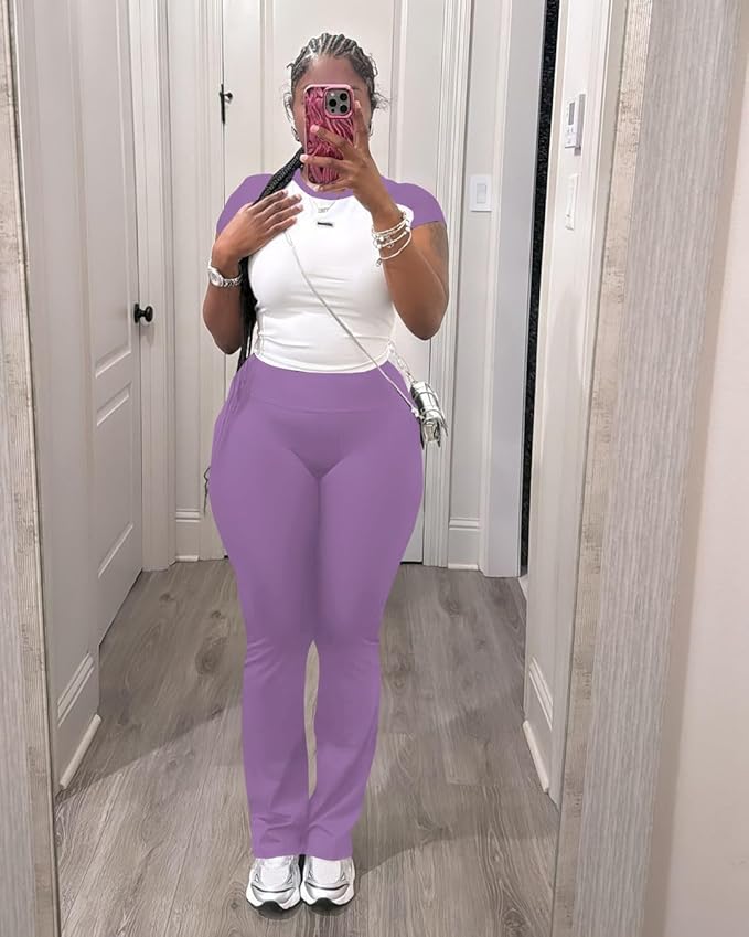 Nimsruc 2 Piece Outfits for Women Casual Sweat Sets