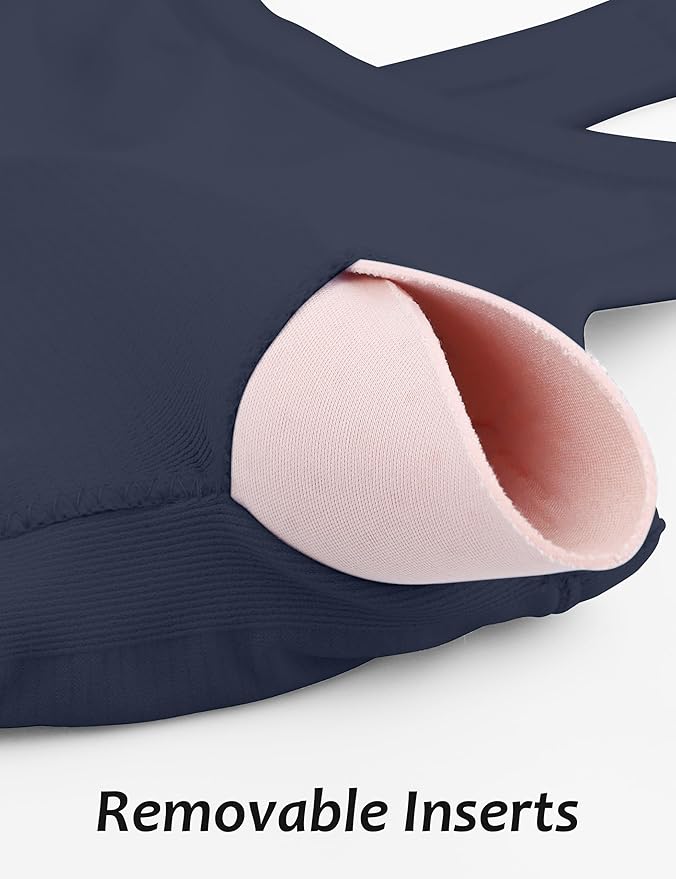 MathCat Workout Tank Tops for Women with Built in Bra, Sleeveless Gym Tops Seamless Racerback Athletic Yoga Shirts