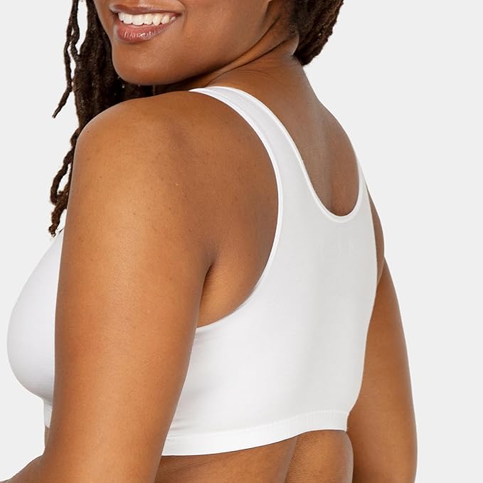 Fruit of the Loom Women's Cotton Tank Bra for Women - Ultimate Comfort & Breathable Fit