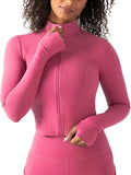 YITTY Active Women's Ultraluxe Full Zip Jacket, Athleisure, 4-Way-Stretch, Thumbholes