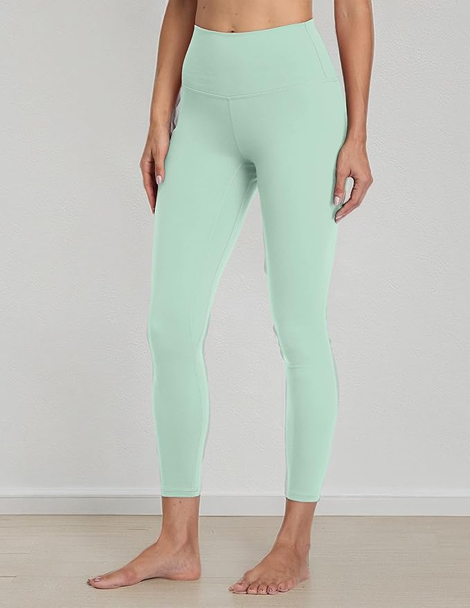 Colorfulkoala Women's High Waisted Tummy Control Workout Leggings 7/8 Length Ultra Soft Yoga Pants 25"