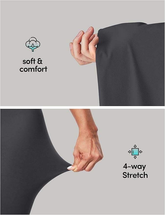 IUGA High Waisted Leggings for Women Running Workout Leggings with Inner Pocket Yoga Pants for Women