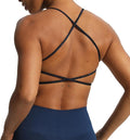 Aoxjox Women's Workout Sports Bras Fitness Trinity Ivy Low Impact Bra Yoga Crop Tank