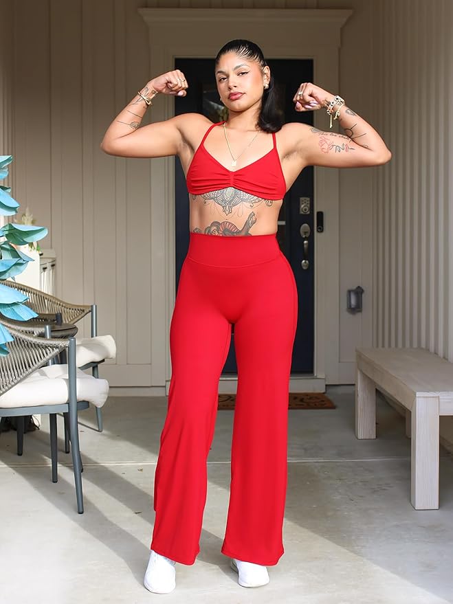 YEOREO Workout Leggings Womens No Front Seam Straight Leggings 29"/ 31.5"/ 33"/ 35" High Waist Buttery Eddiy Gym Yoga Pants
