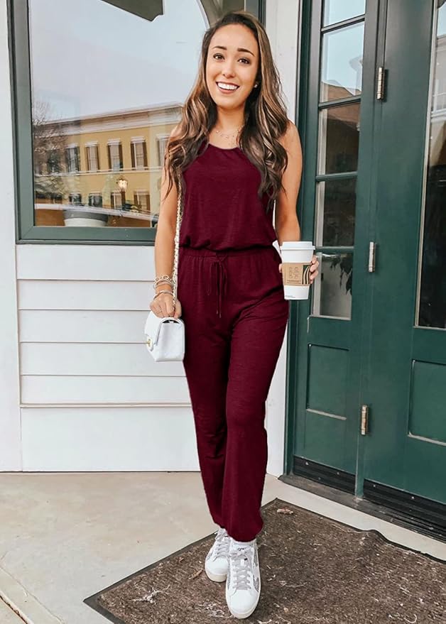 PRETTYGARDEN Women's Two Piece Outfit Sets Casual Summer Sleeveless Matching Lounge Wear Spring Travel Clothes Tracksuit