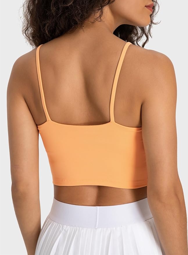 Lemedy Women Padded Sports Bra Fitness Workout Running Shirts Yoga Tank Top