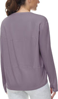 THE GYM PEOPLE Women's Long Sleeve Workout Shirts Back Loose Fit Running Tee Tops with Thumb Hole