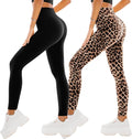 SINOPHANT High Waisted Leggings for Women - 2 Packs Buttery Soft Yoga Pants for Workout Athletic