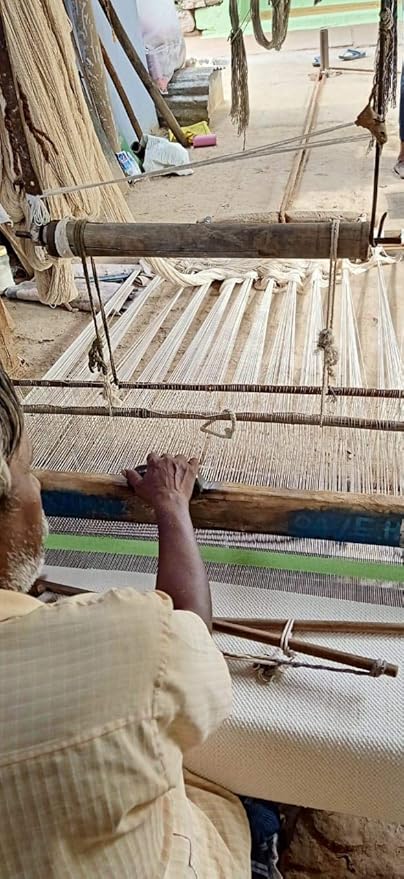 Live Well 360 Handmade Organic Cotton Yoga Mat - Non-Toxic, Chemical-free and All Natural Cloth Yoga Mat - Exercise, Workout, & Fitness Rug - Woven Material - Absorbent & Washable - 78" x 27"
