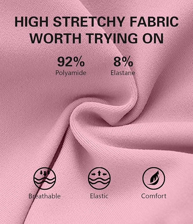 Comper Women's Sports Bra with Thin Straps Stretchy Wirefree Workout Bras Lightweight Workouts Bralette with Removable Pads