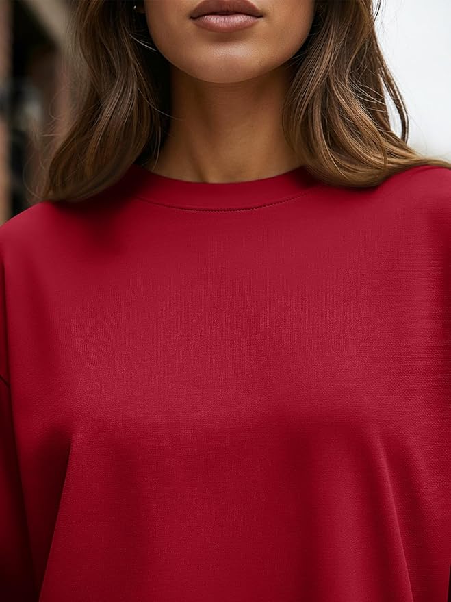 Trendy Queen Womens Spring Tops Oversized Long Sleeve T Shirts 2026 Basic Tee Fall Casual Workout Y2K Clothes