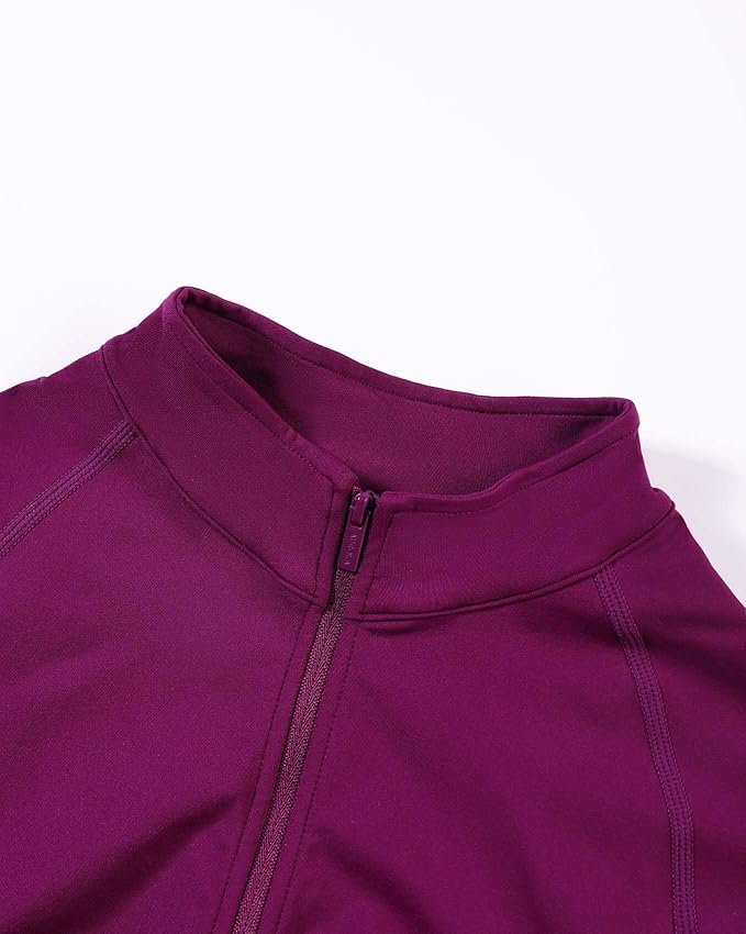AUROLA Influence Athletic Workout Jacket for Women, Lightweight Slim Fit Full Zip Running Yoga Sports Jacket with Thumb Holes