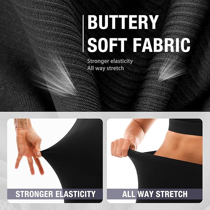 High Waisted Leggings for Women, Buttery Soft Workout Yoga Leggings
