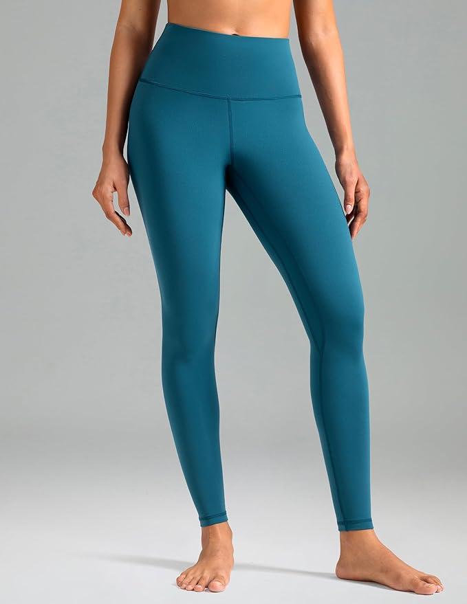 Colorfulkoala Women's High Waisted Tummy Control Workout Leggings Full Length Ultra Soft Yoga Pants 28"