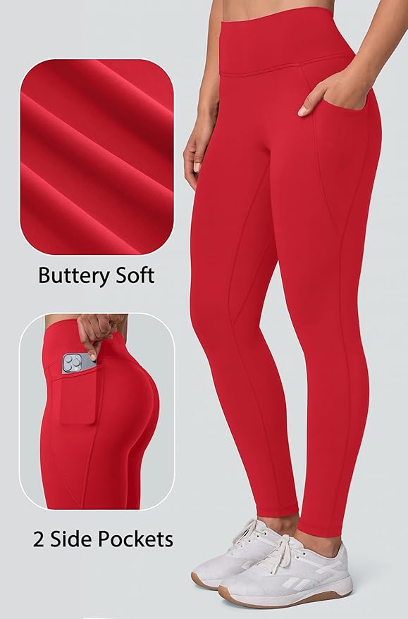 Olmlmt No Front Seam Workout Leggings for Women Tummy Control Butt Lifting Leggings Buttery Soft Gym Yoga Pants