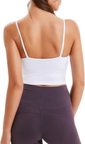 Lemedy Women Padded Sports Bra Fitness Workout Running Shirts Yoga Tank Top